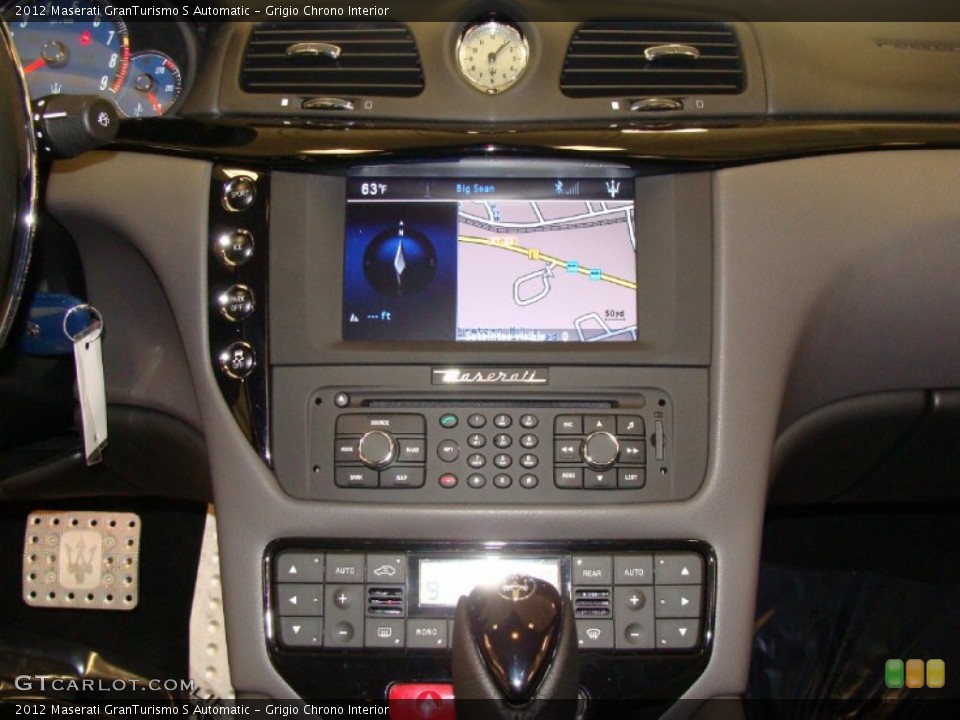 Grigio Chrono Interior Controls for the 2012 Maserati GranTurismo S Automatic #59537734