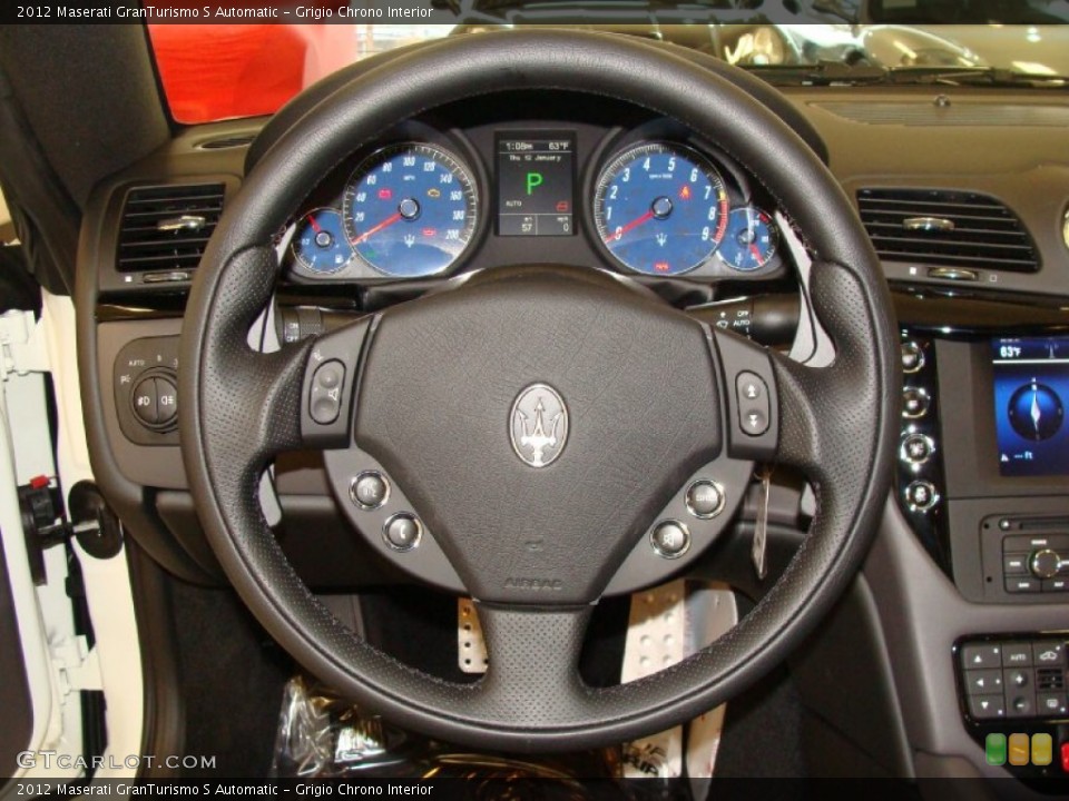 Grigio Chrono Interior Steering Wheel for the 2012 Maserati GranTurismo S Automatic #59537749