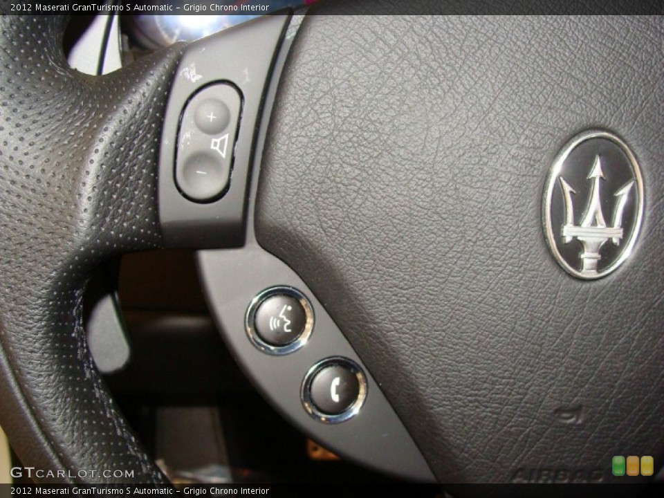 Grigio Chrono Interior Controls for the 2012 Maserati GranTurismo S Automatic #59537758