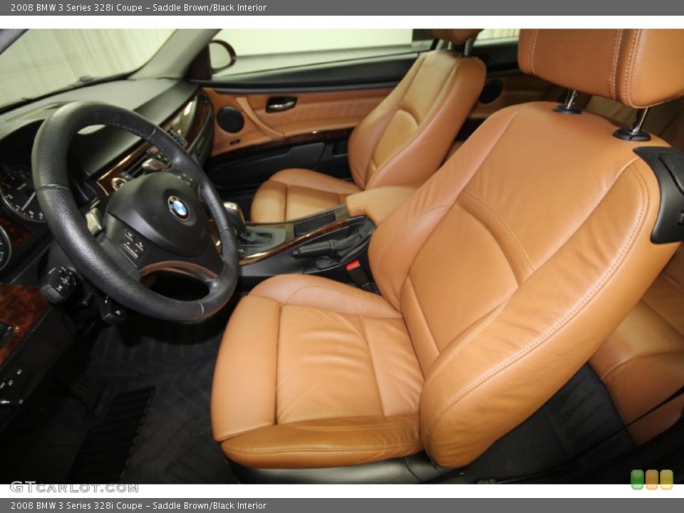 Saddle Brown/Black Interior Photo for the 2008 BMW 3 Series 328i Coupe #59537986