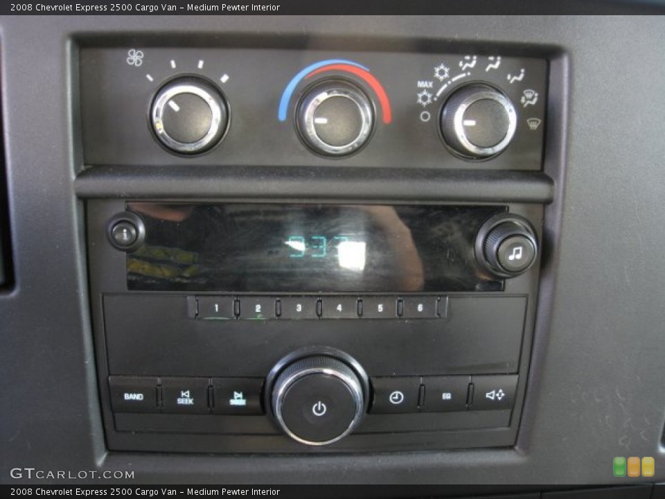 Medium Pewter Interior Audio System for the 2008 Chevrolet Express 2500 Cargo Van #59539233