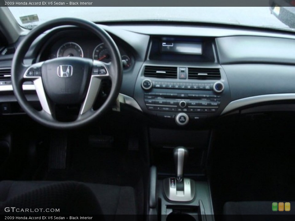 Black Interior Dashboard for the 2009 Honda Accord EX V6 Sedan #59540579