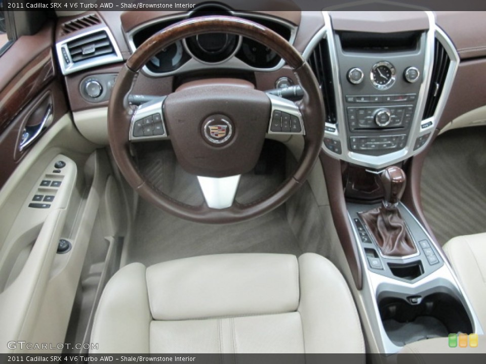 Shale/Brownstone Interior Dashboard for the 2011 Cadillac SRX 4 V6 Turbo AWD #59542536