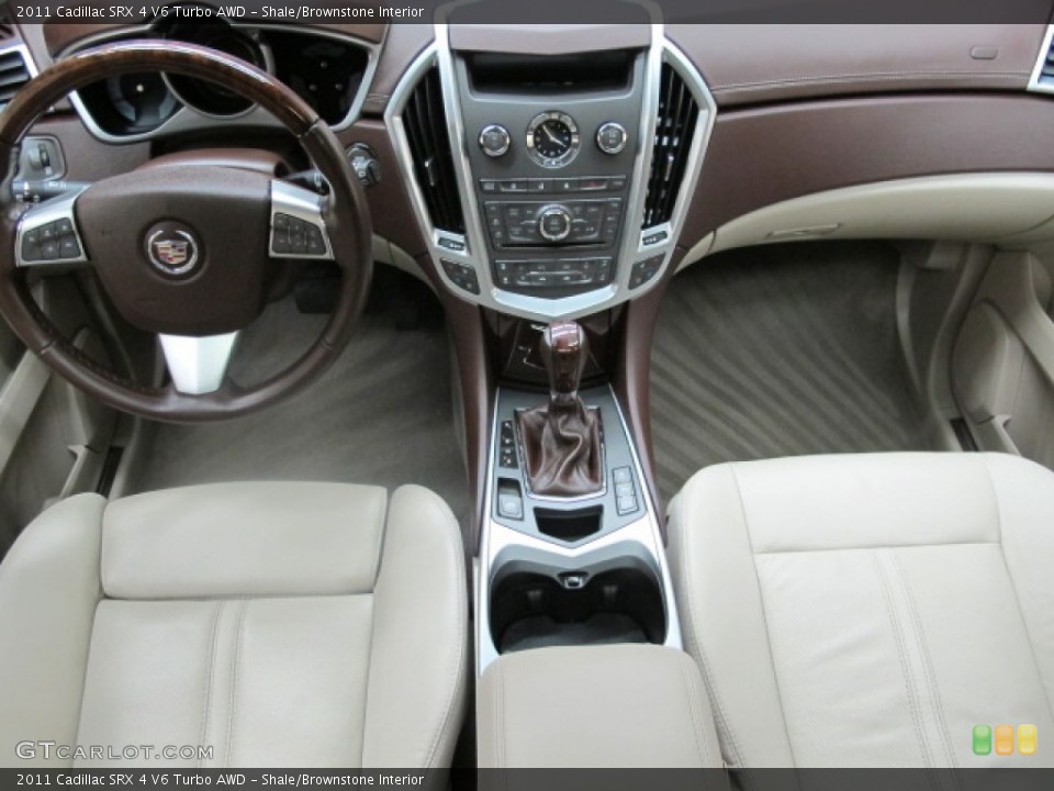 Shale/Brownstone Interior Dashboard for the 2011 Cadillac SRX 4 V6 Turbo AWD #59542548