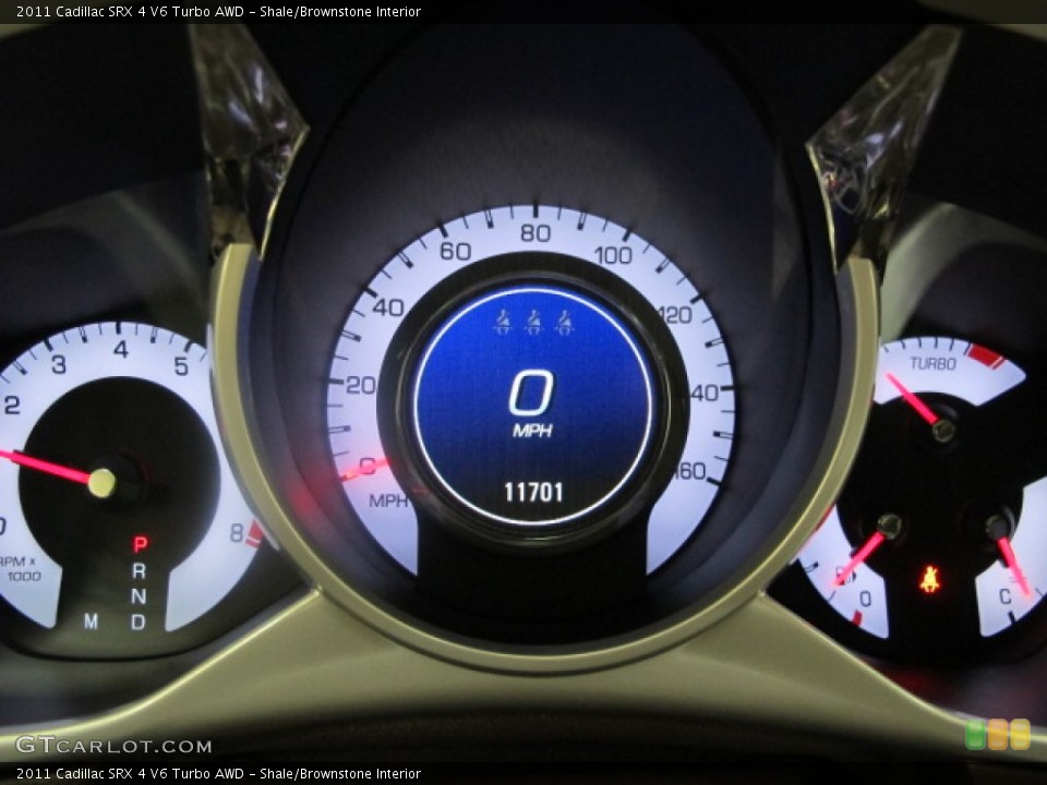 Shale/Brownstone Interior Gauges for the 2011 Cadillac SRX 4 V6 Turbo AWD #59542563