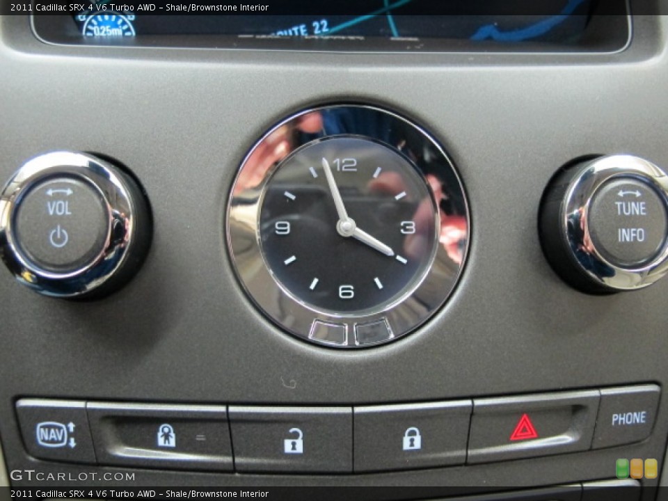 Shale/Brownstone Interior Controls for the 2011 Cadillac SRX 4 V6 Turbo AWD #59542589