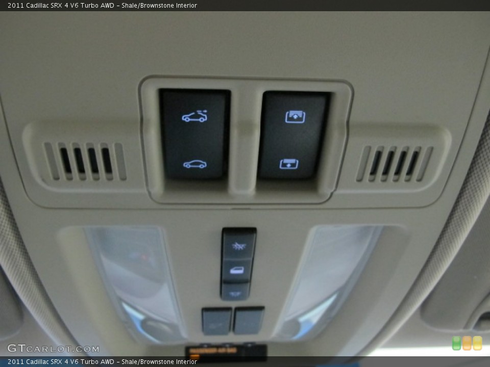 Shale/Brownstone Interior Controls for the 2011 Cadillac SRX 4 V6 Turbo AWD #59542676
