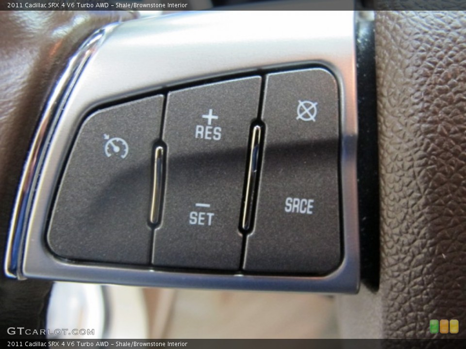 Shale/Brownstone Interior Controls for the 2011 Cadillac SRX 4 V6 Turbo AWD #59542689
