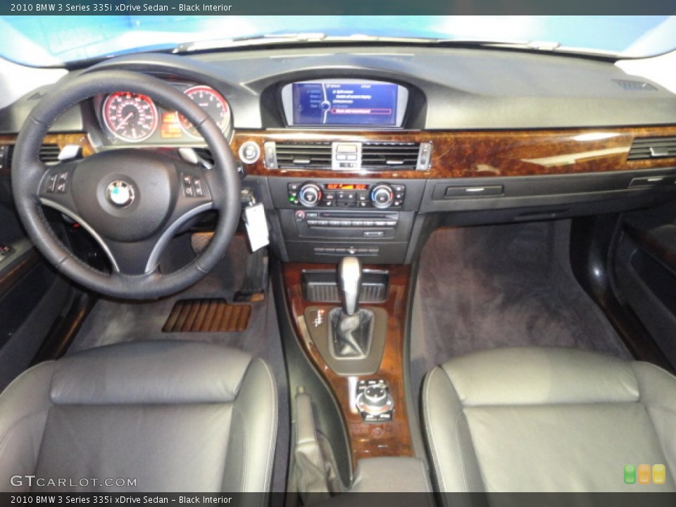 Black Interior Dashboard for the 2010 BMW 3 Series 335i xDrive Sedan #59547042