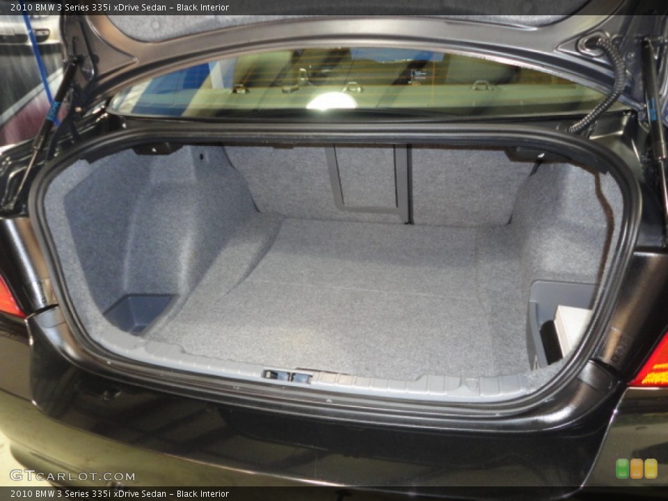 Black Interior Trunk for the 2010 BMW 3 Series 335i xDrive Sedan #59547087