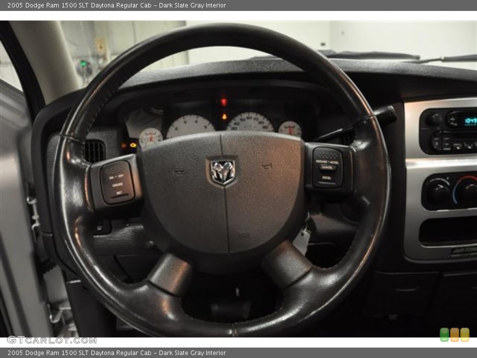 Dark Slate Gray Interior Steering Wheel for the 2005 Dodge Ram 1500 SLT Daytona Regular Cab #59547192