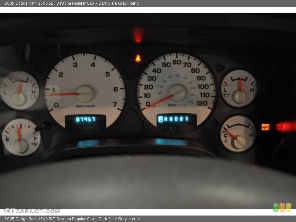 Dark Slate Gray Interior Gauges for the 2005 Dodge Ram 1500 SLT Daytona Regular Cab #59547198