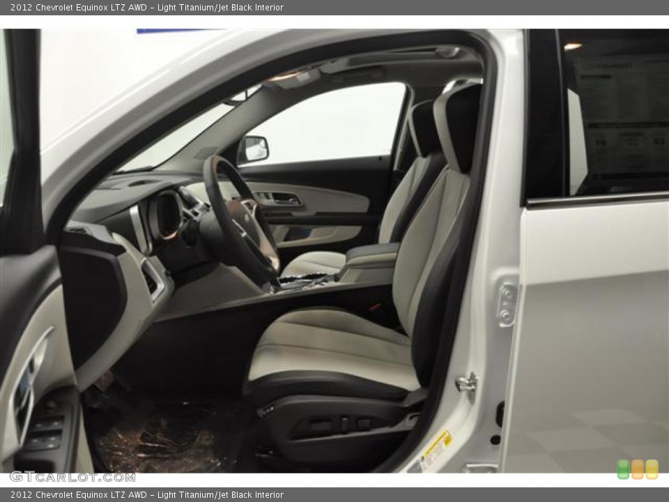 Light Titanium/Jet Black Interior Photo for the 2012 Chevrolet Equinox LTZ AWD #59547666
