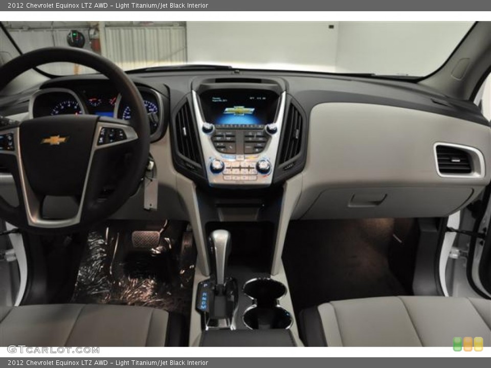 Light Titanium/Jet Black Interior Dashboard for the 2012 Chevrolet Equinox LTZ AWD #59547702
