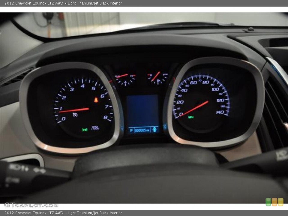 Light Titanium/Jet Black Interior Gauges for the 2012 Chevrolet Equinox LTZ AWD #59547720