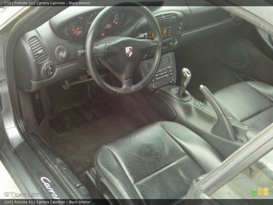 Black Interior Photo for the 2001 Porsche 911 Carrera Cabriolet #59548311