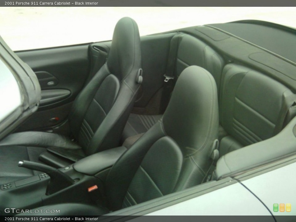 Black Interior Photo for the 2001 Porsche 911 Carrera Cabriolet #59548419