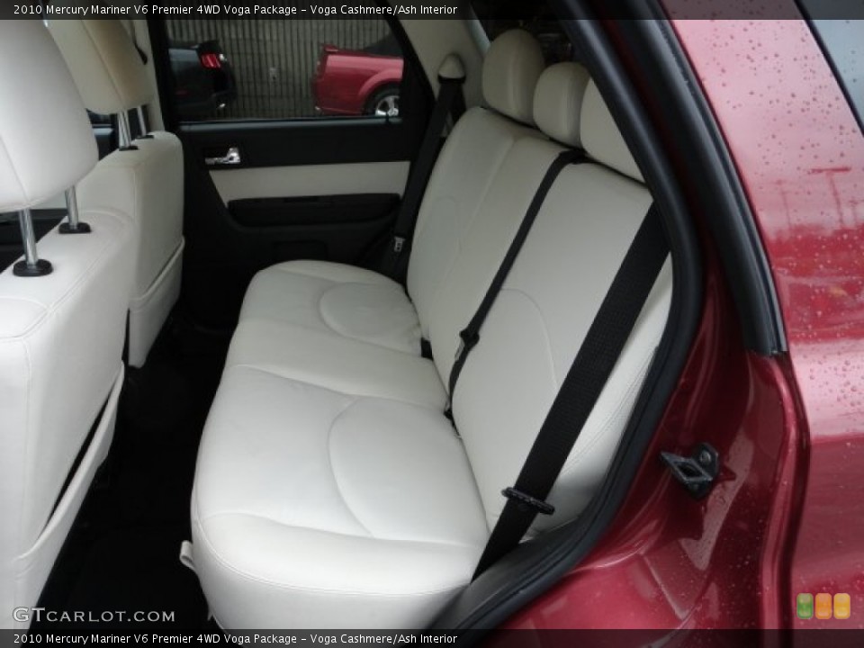 Voga Cashmere/Ash Interior Rear Seat for the 2010 Mercury Mariner V6 Premier 4WD Voga Package #59549643