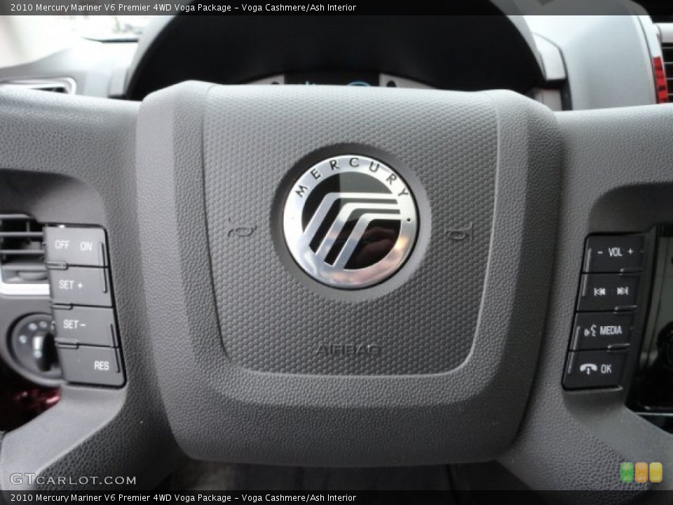 Voga Cashmere/Ash Interior Controls for the 2010 Mercury Mariner V6 Premier 4WD Voga Package #59549703