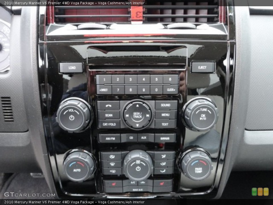 Voga Cashmere/Ash Interior Controls for the 2010 Mercury Mariner V6 Premier 4WD Voga Package #59549712