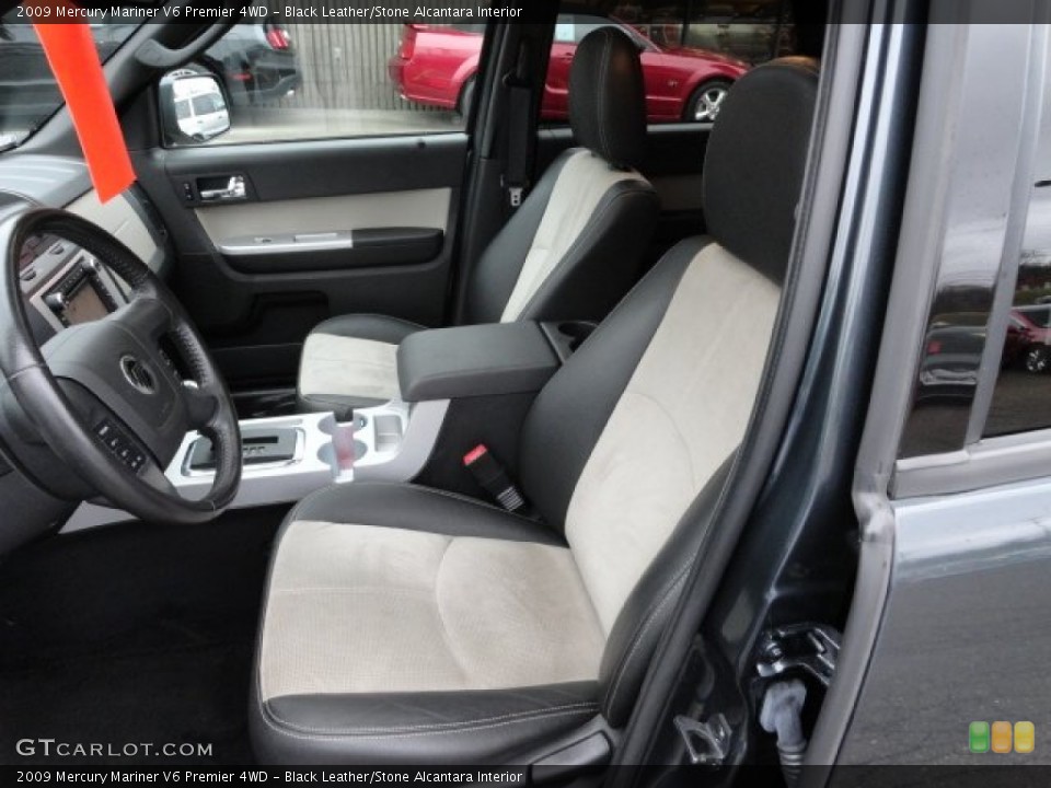 Black Leather/Stone Alcantara Interior Photo for the 2009 Mercury Mariner V6 Premier 4WD #59549808