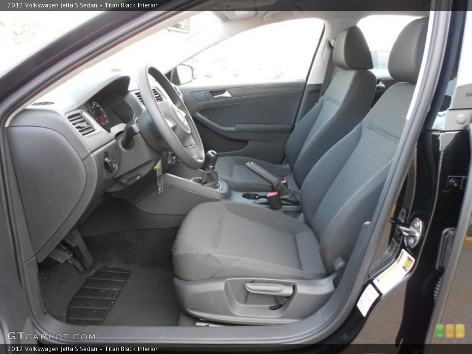 Titan Black Interior Photo for the 2012 Volkswagen Jetta S Sedan #59550456