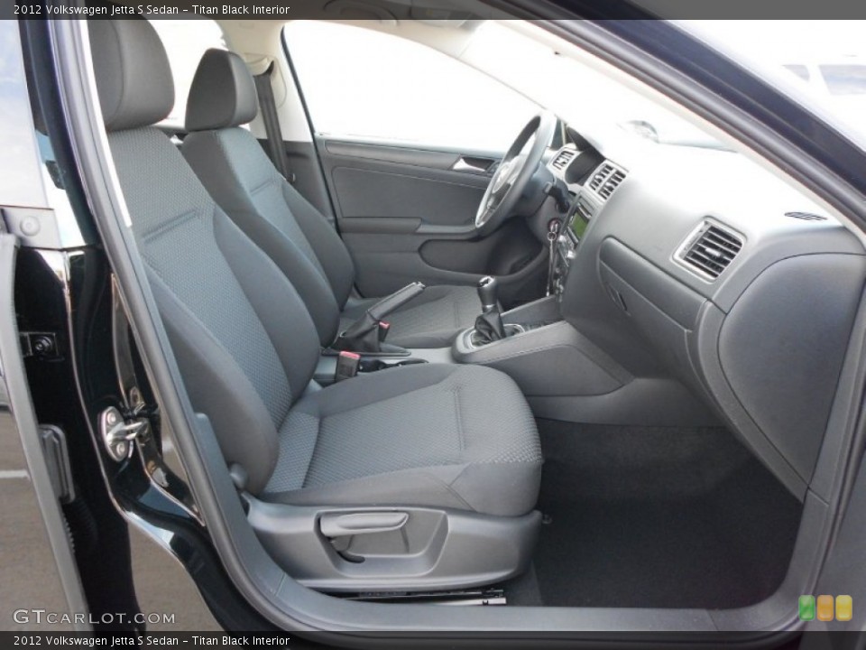 Titan Black Interior Photo for the 2012 Volkswagen Jetta S Sedan #59550474