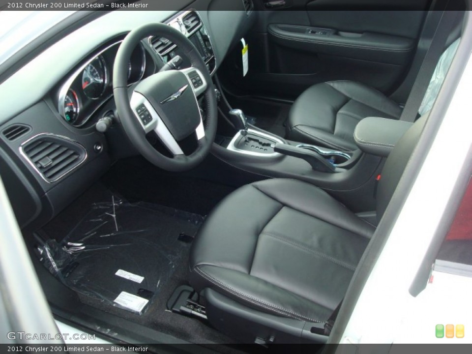 Black Interior Photo for the 2012 Chrysler 200 Limited Sedan #59550831