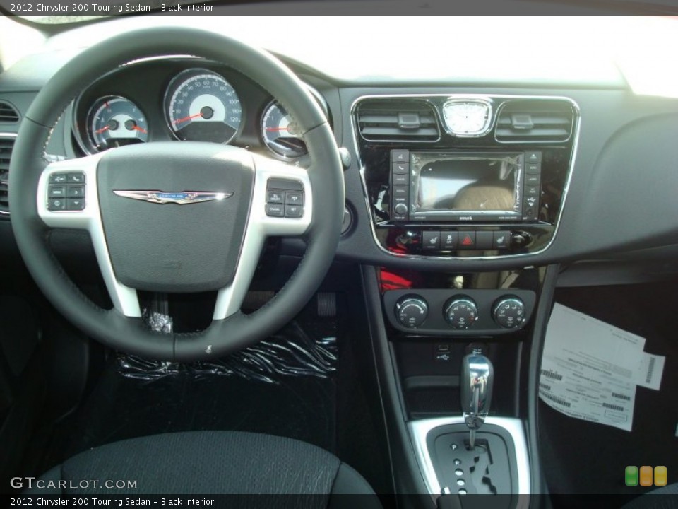 Black Interior Dashboard for the 2012 Chrysler 200 Touring Sedan #59550996