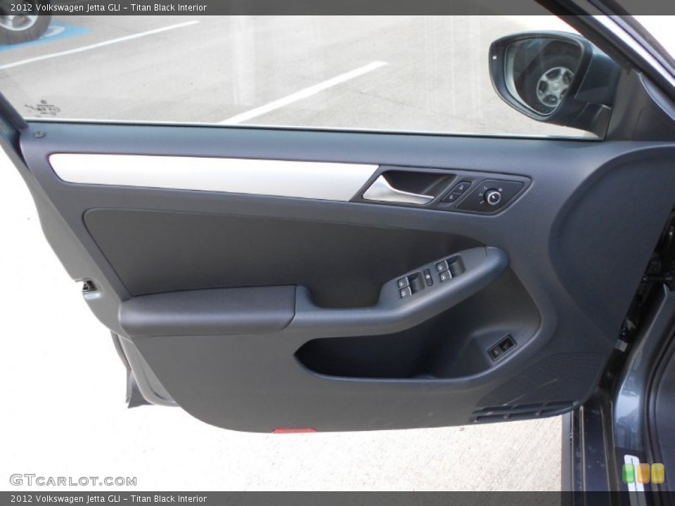 Titan Black Interior Door Panel for the 2012 Volkswagen Jetta GLI #59551281