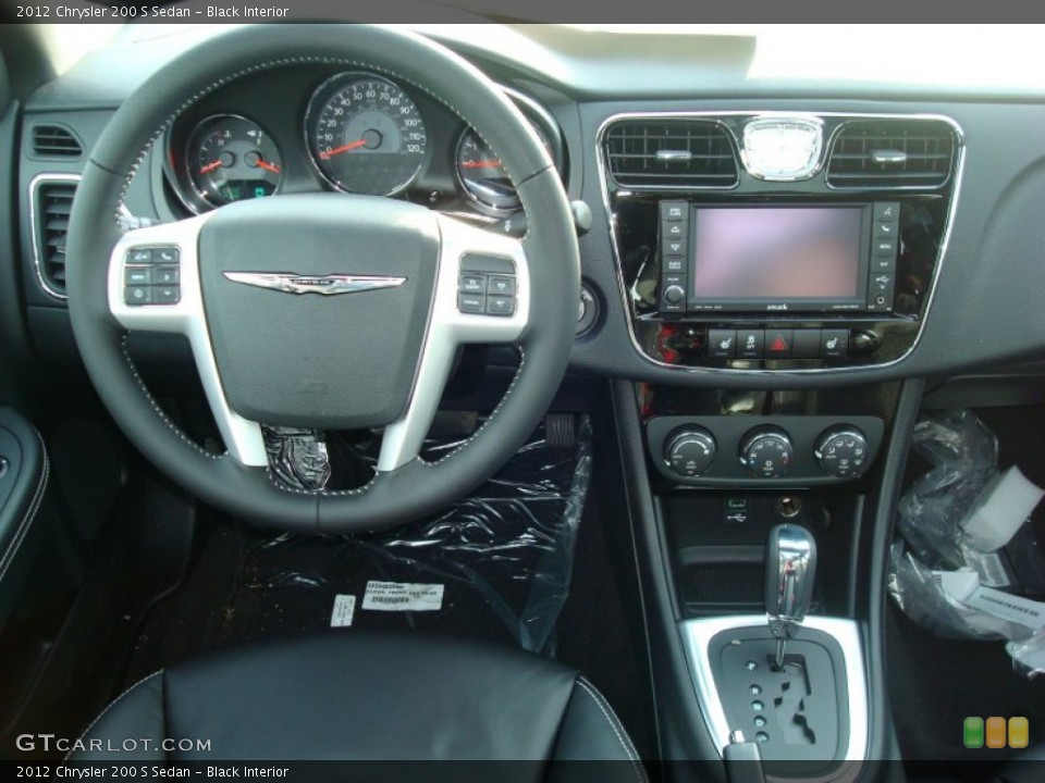Black Interior Dashboard for the 2012 Chrysler 200 S Sedan #59551362