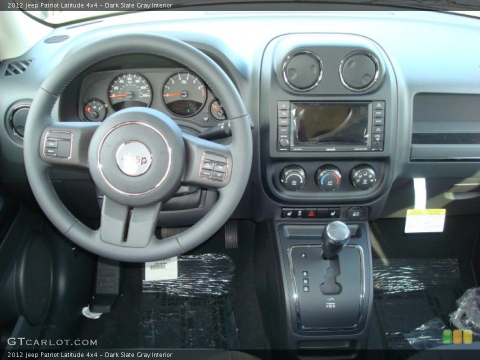 Dark Slate Gray Interior Dashboard for the 2012 Jeep Patriot Latitude 4x4 #59551395