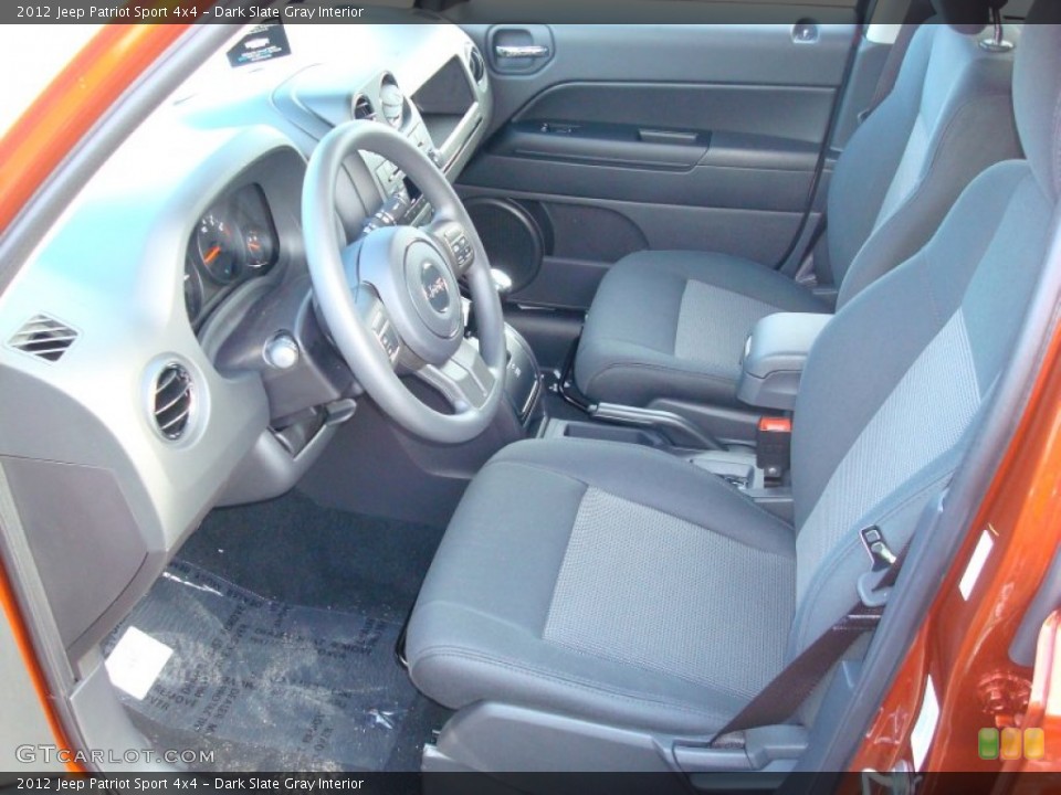 Dark Slate Gray Interior Photo for the 2012 Jeep Patriot Sport 4x4 #59551485