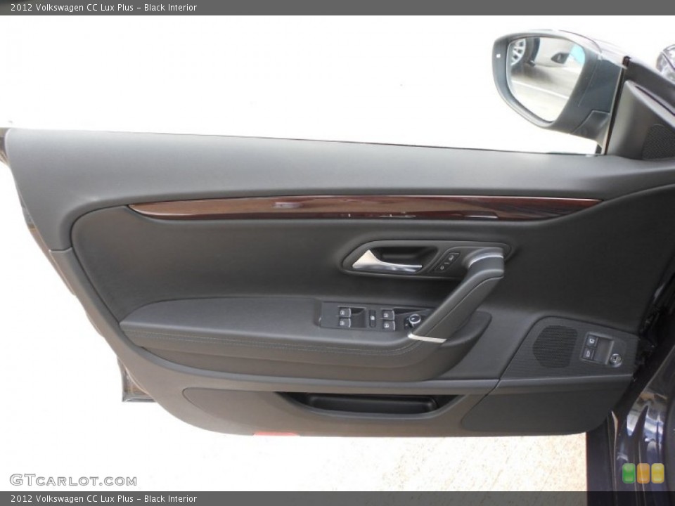 Black Interior Door Panel for the 2012 Volkswagen CC Lux Plus #59551488