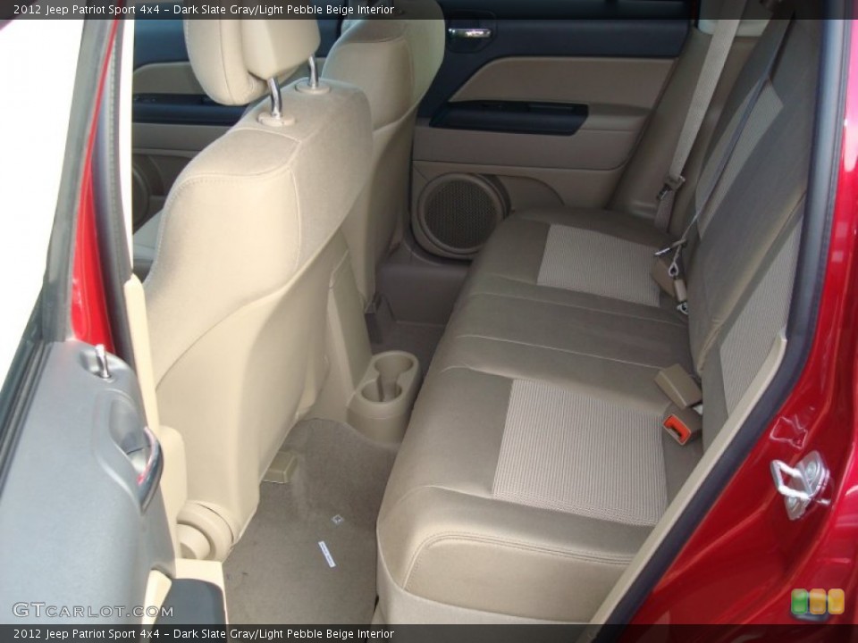 Dark Slate Gray/Light Pebble Beige Interior Photo for the 2012 Jeep Patriot Sport 4x4 #59551530