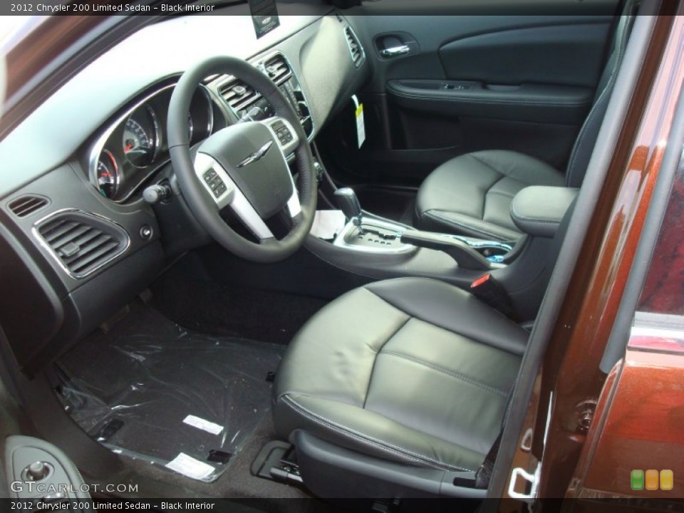 Black Interior Photo for the 2012 Chrysler 200 Limited Sedan #59551596