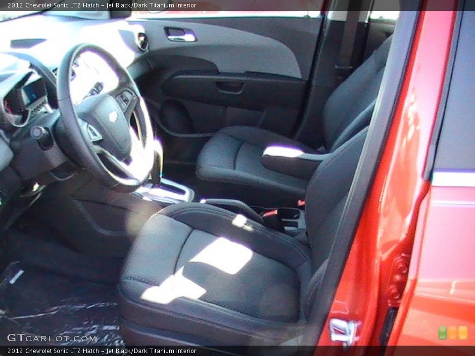 Jet Black/Dark Titanium Interior Photo for the 2012 Chevrolet Sonic LTZ Hatch #59551632