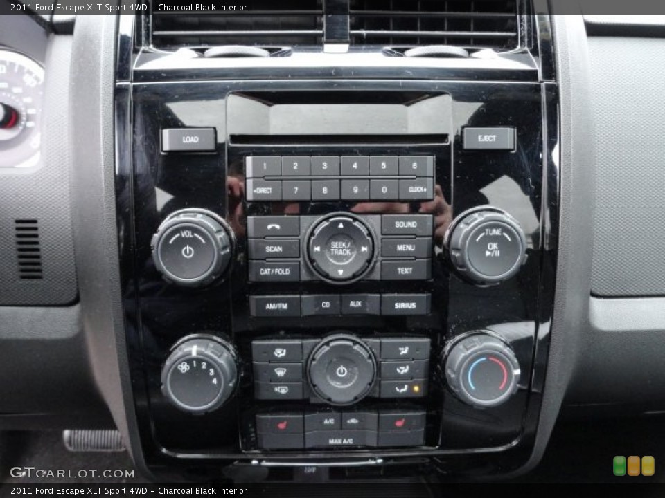 Charcoal Black Interior Controls for the 2011 Ford Escape XLT Sport 4WD #59551755