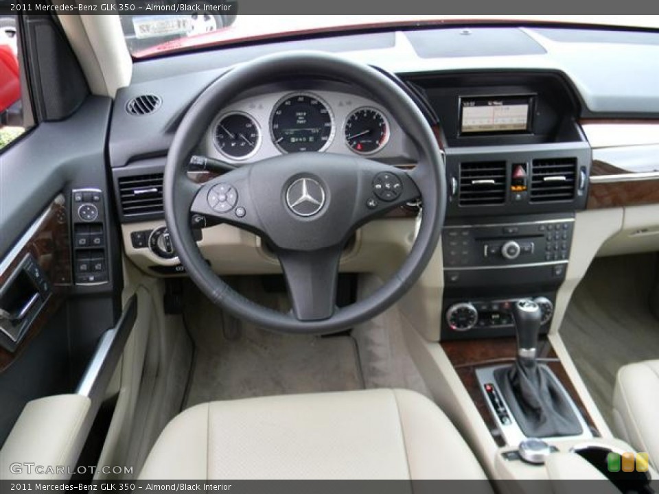 Almond/Black Interior Dashboard for the 2011 Mercedes-Benz GLK 350 #59552421