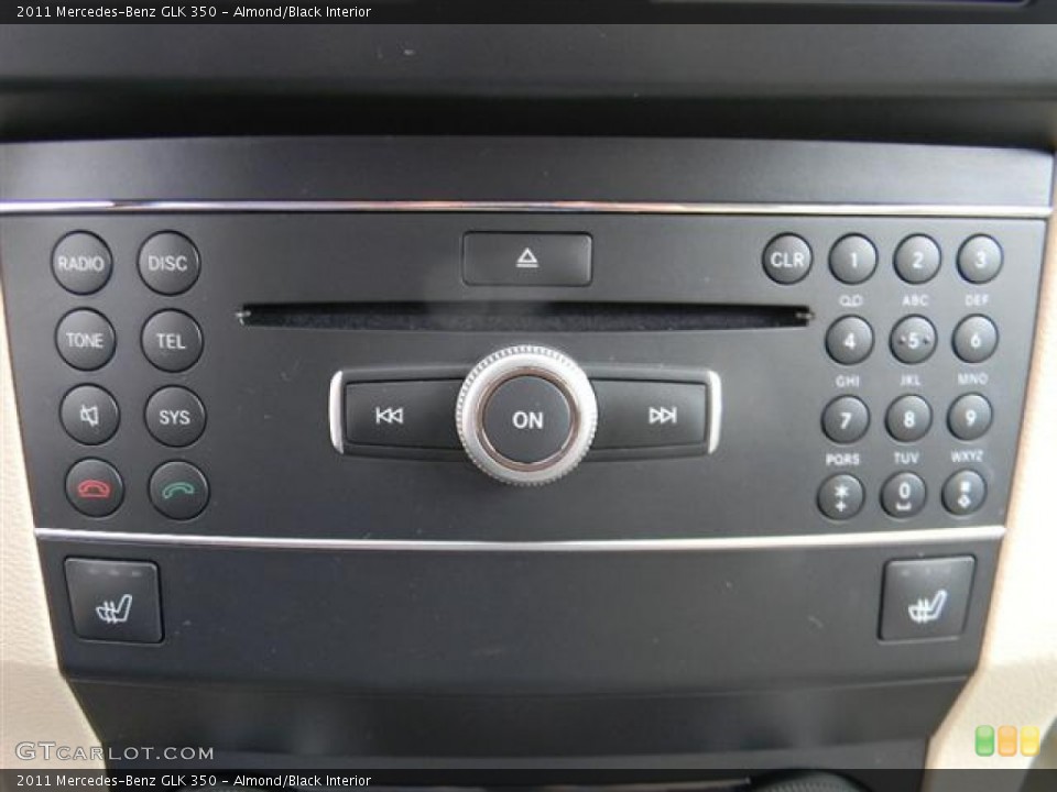 Almond/Black Interior Audio System for the 2011 Mercedes-Benz GLK 350 #59552500