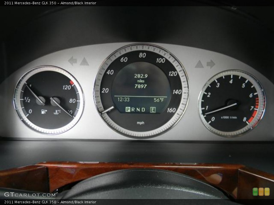 Almond/Black Interior Gauges for the 2011 Mercedes-Benz GLK 350 #59552550