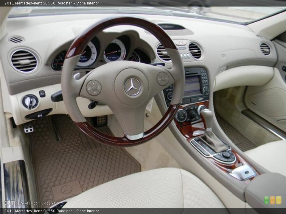 Stone Interior Dashboard for the 2011 Mercedes-Benz SL 550 Roadster #59552715
