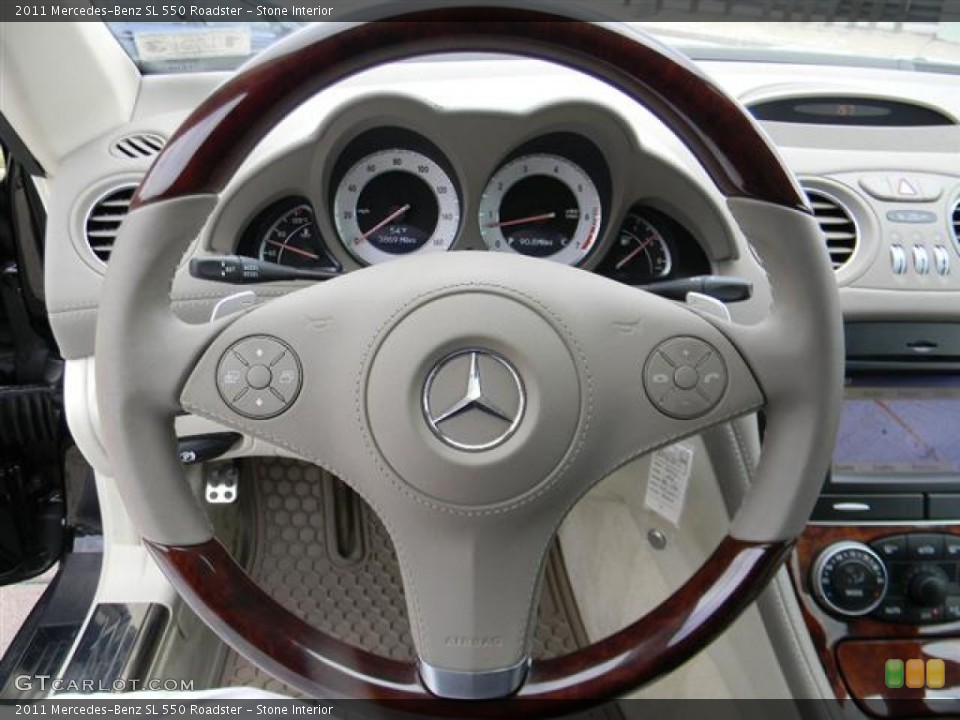 Stone Interior Steering Wheel for the 2011 Mercedes-Benz SL 550 Roadster #59552772