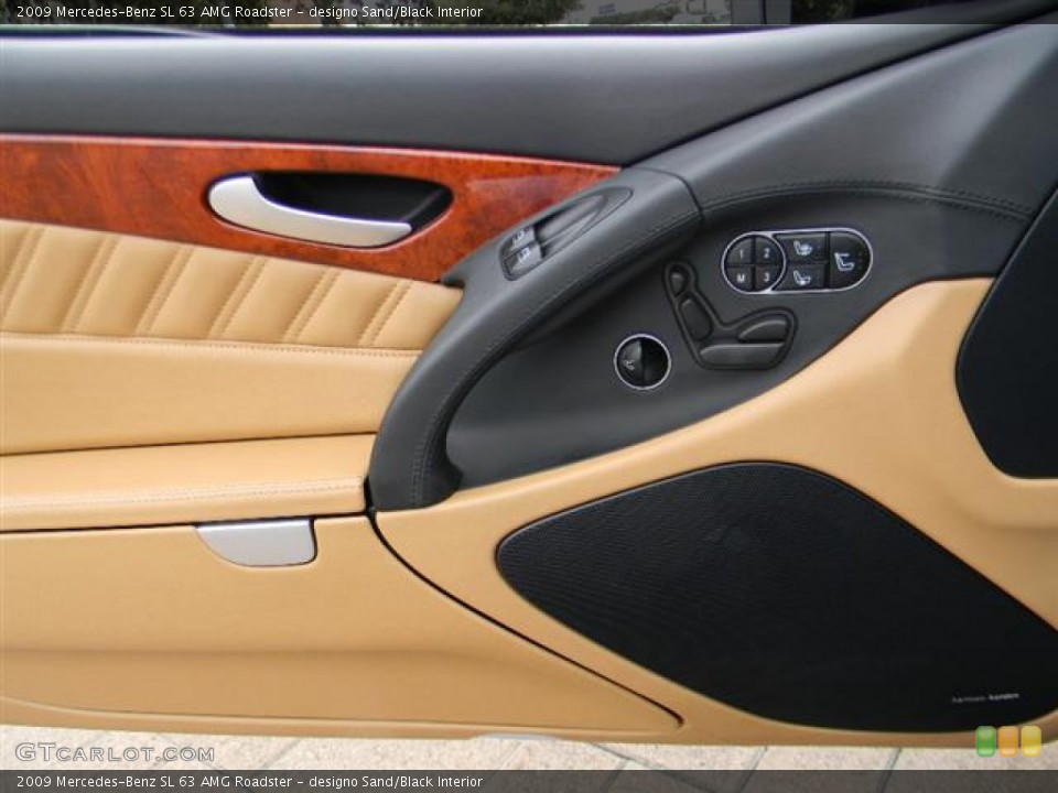 designo Sand/Black Interior Door Panel for the 2009 Mercedes-Benz SL 63 AMG Roadster #59553189