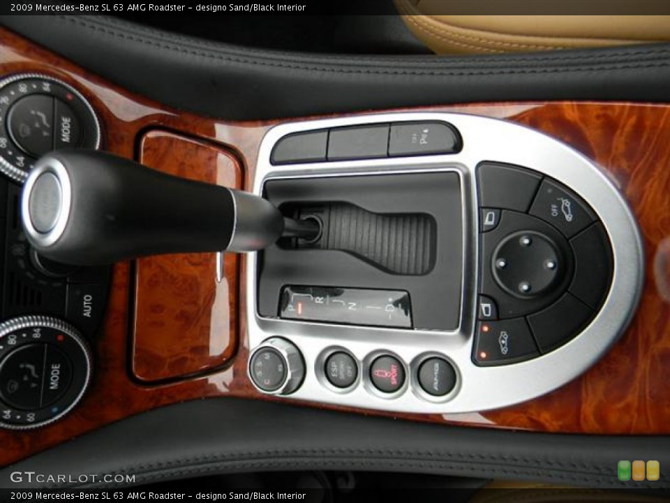 designo Sand/Black Interior Transmission for the 2009 Mercedes-Benz SL 63 AMG Roadster #59553264
