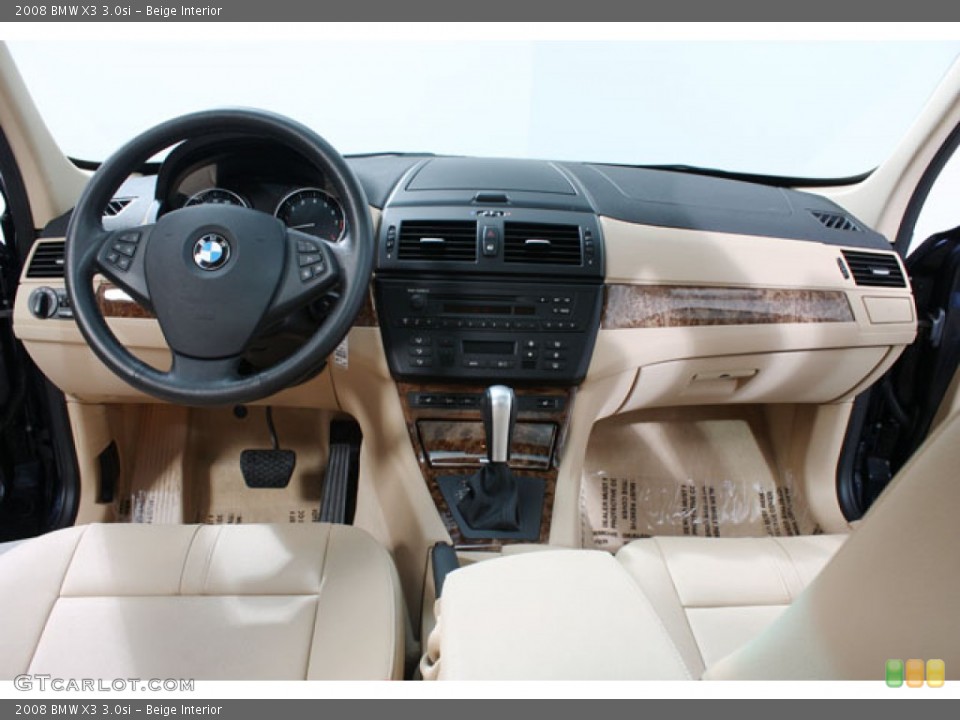 Beige Interior Dashboard for the 2008 BMW X3 3.0si #59553435