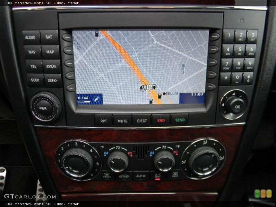 Black Interior Navigation for the 2008 Mercedes-Benz G 500 #59553786