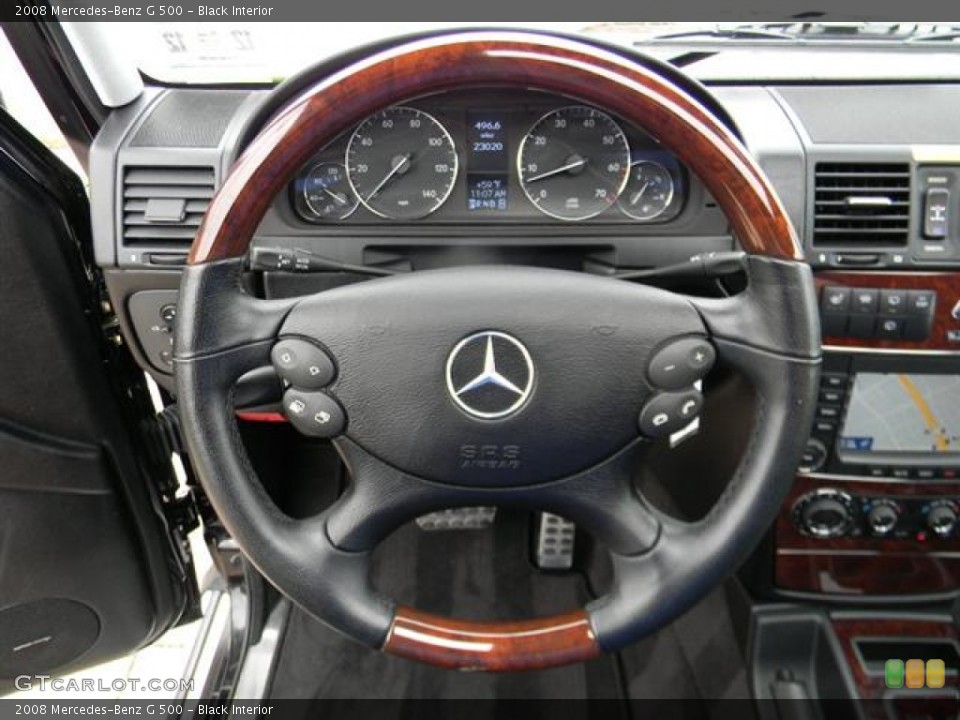 Black Interior Steering Wheel for the 2008 Mercedes-Benz G 500 #59553831