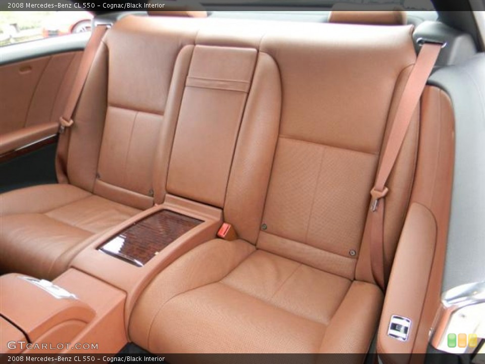Cognac/Black Interior Photo for the 2008 Mercedes-Benz CL 550 #59554779