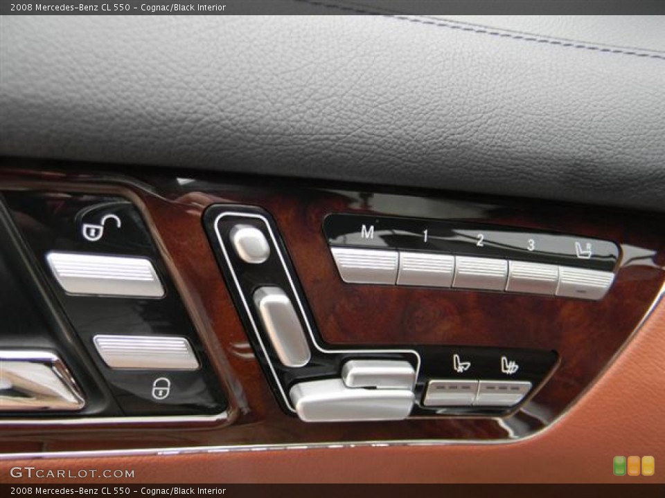 Cognac/Black Interior Controls for the 2008 Mercedes-Benz CL 550 #59554827